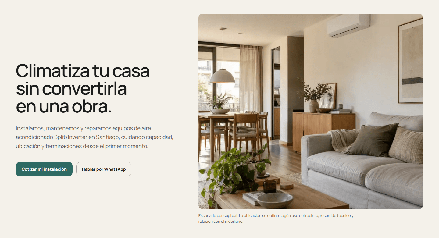 Apertura del proyecto conceptual UMBRAL Climatización